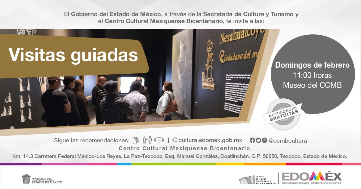 ccmbcultura's tweet photo. ¡Disfruta de las actividades de Museo! https://t.co/i832D7eEGU