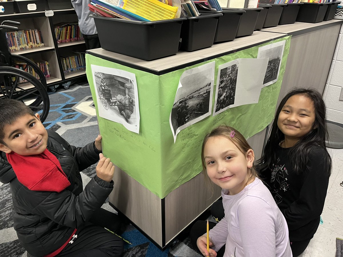 Mrs_HallsClass's tweet photo. Today we got to step back in time to see what was happening in America 100 years ago. We made observations, inferences, and learned that a lot has changed since 1923. 🤯 @NatcherElem #habithub #seekfirsttounderstand https://t.co/Cot7YoKlAq