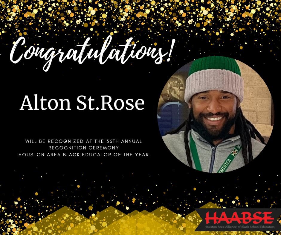 I am excited to be representing Elkins high school as the #HAABSE Teacher of year! What a school year we’ve had so far! 👏🏽👏🏽👏🏽🙌🏽 #GD2BAK @HAABSE3