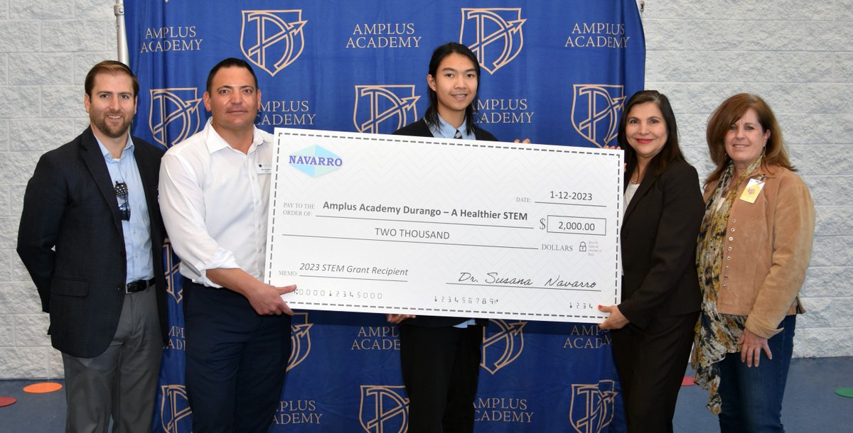 NNSANevada's tweet photo. Navarro Research and Engineering Inc., contractor to the @EMcleanup Nevada Program, announced today that grant funding has been awarded to two Las Vegas schools! The grant program was created to support #STEM learning in communities near the #NNSS. https://t.co/sm7d4W6Iwf