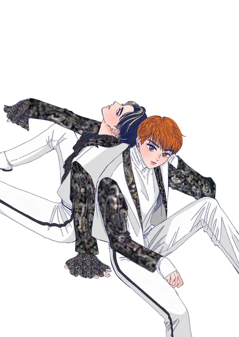 相互さんにさせてもらったら、投稿して欲しいと言っていただけたので 原画↓ 