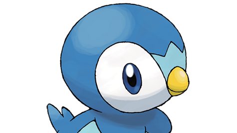 piplup solo pokemon (creature) no humans blue eyes white background simple background upper body  illustration images