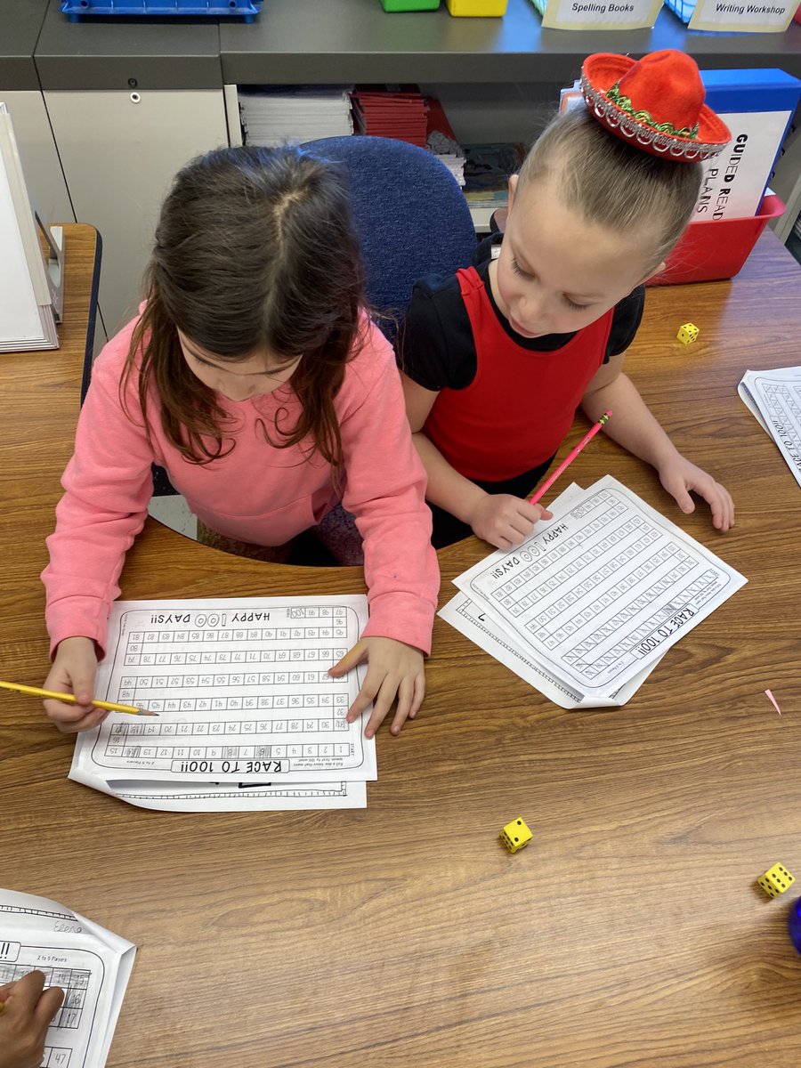 ksimmons_nj's tweet image. 100 Day math with a buddy! @DickersonSchool #wearechesternj