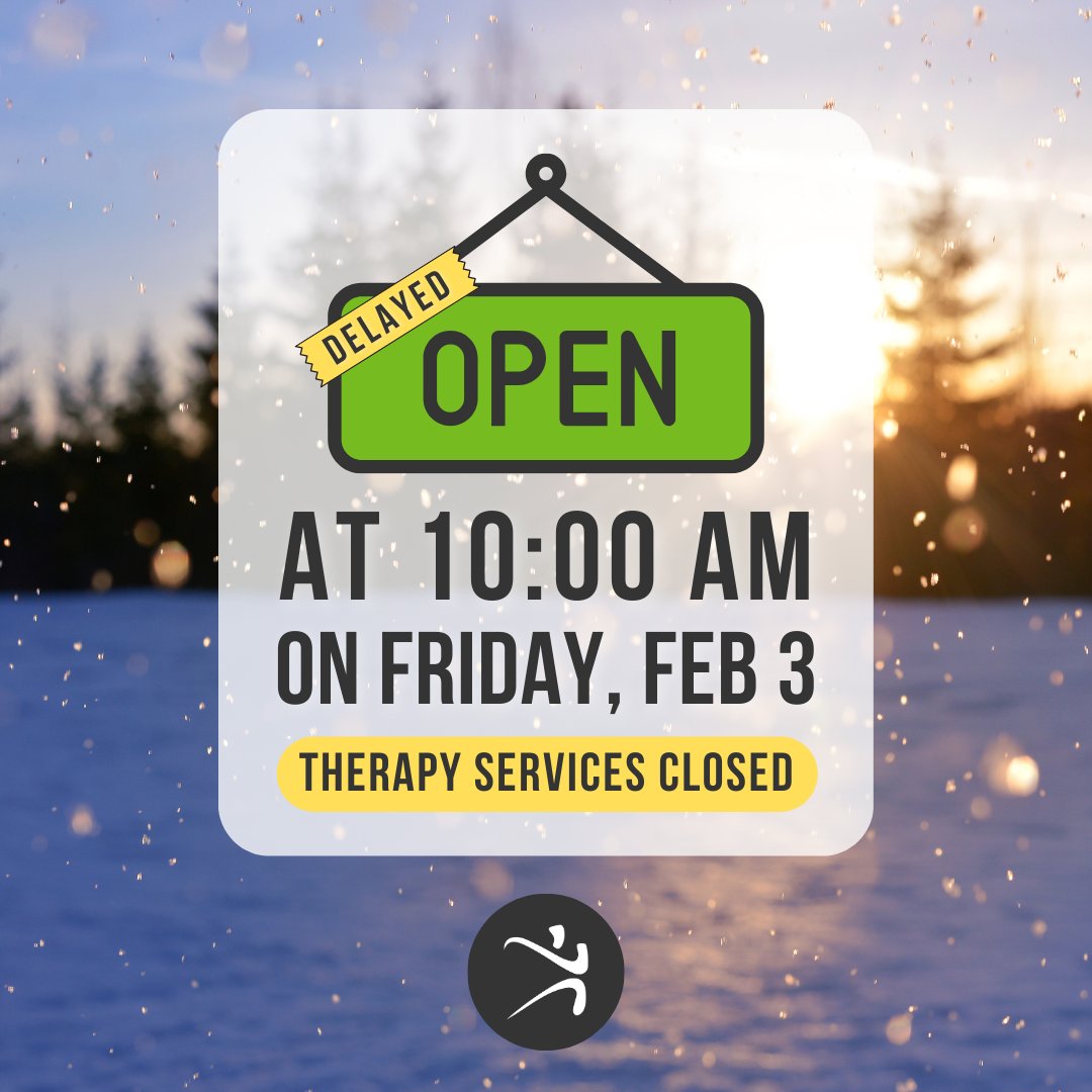 fitnwise's tweet photo. Here comes the sun! ☀️ Fit-N-Wise will have a DELAYED OPENING tmrw: 10a-9p! The Child Center will also be open from 10a-5p. Our class &amp; gym schedule is slightly altered tomorrow due to staff availability. Please reference our schedule online or call the front desk for info. https://t.co/91R80WcizA