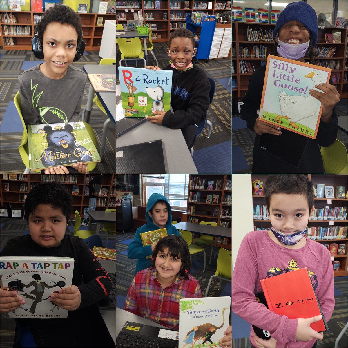 What a wonderful day with our ILS friends! They picked some great reads!  #CarneyReadersRock #WeAreCarney <a href="/BCPSLMP/">BCPS LMP</a>
