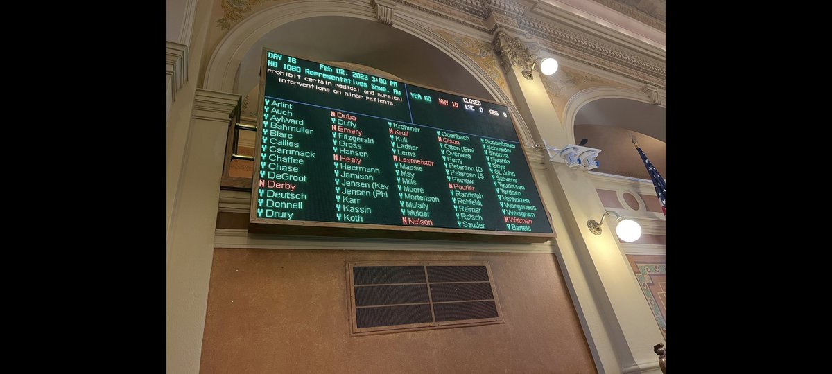 It's hard to express how disappointed I am that two people who ran as very moderate Republicans voted "yes" on a bill as extreme as #HB1080.

I thought better of both of you. 
<a href="/AmberArlintSd/">Amber Arlint for SD</a> and <a href="/GregJamisonSD1/">Greg Jamison</a>