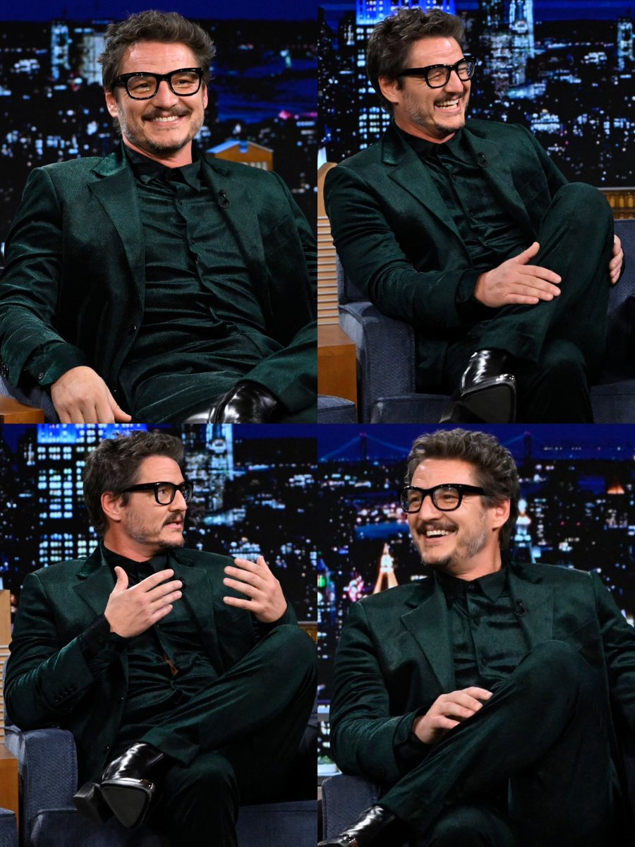 TT_JimmyFallon's tweet photo. @pascalarchive: 'pedro pascal on the tonight show with jimmy fallon ' https://t.co/48a0IyGiko, see more https://t.co/eqyso3W4In