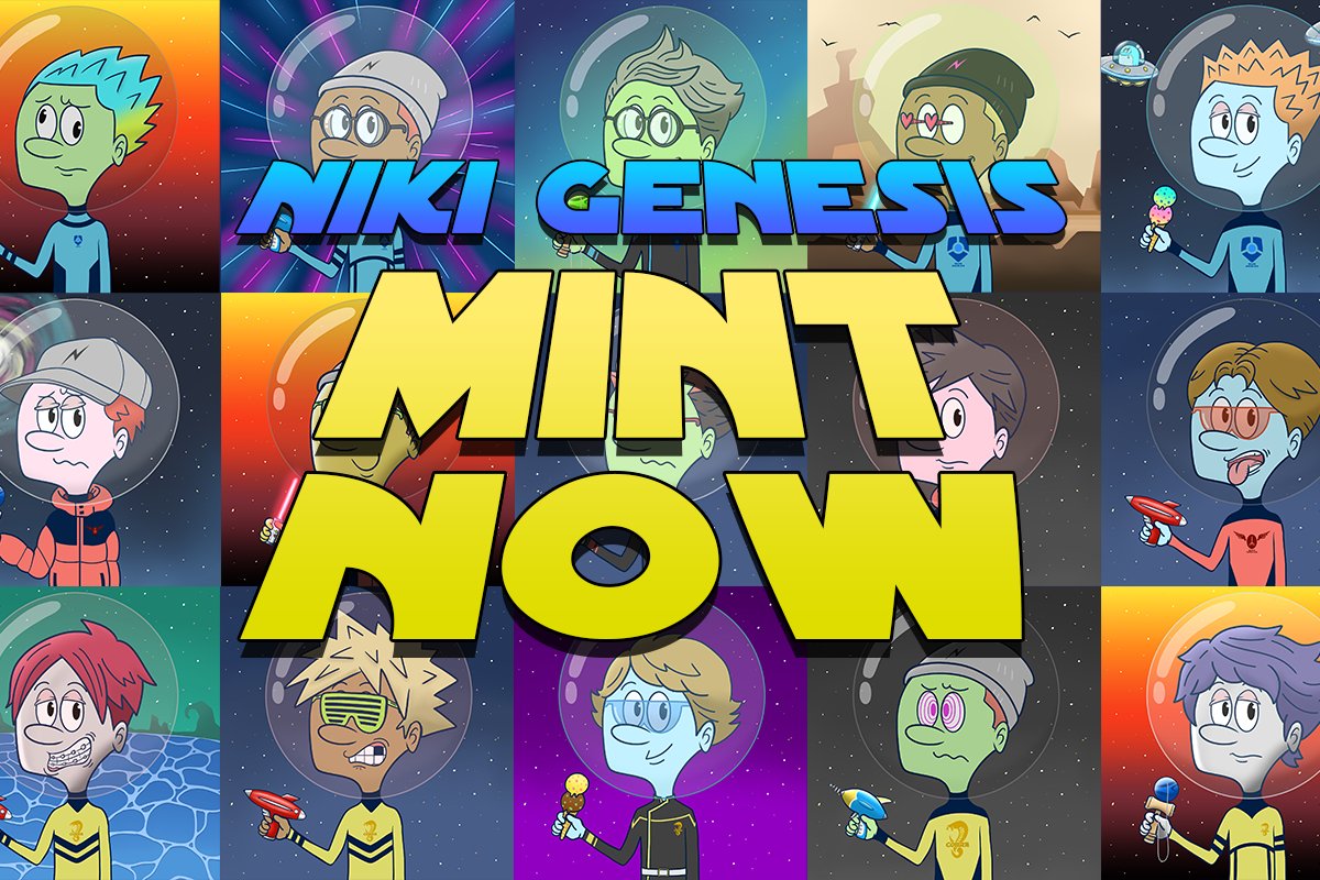 NEXTMONEY_NIKI's tweet photo. 🌏NIKI GENESIS🌏

Mint Start：https://t.co/iel88C78dT
OpenSea: https://t.co/l4BA6nebC1

#NIKIGEN https://t.co/yIqIgdoXAi