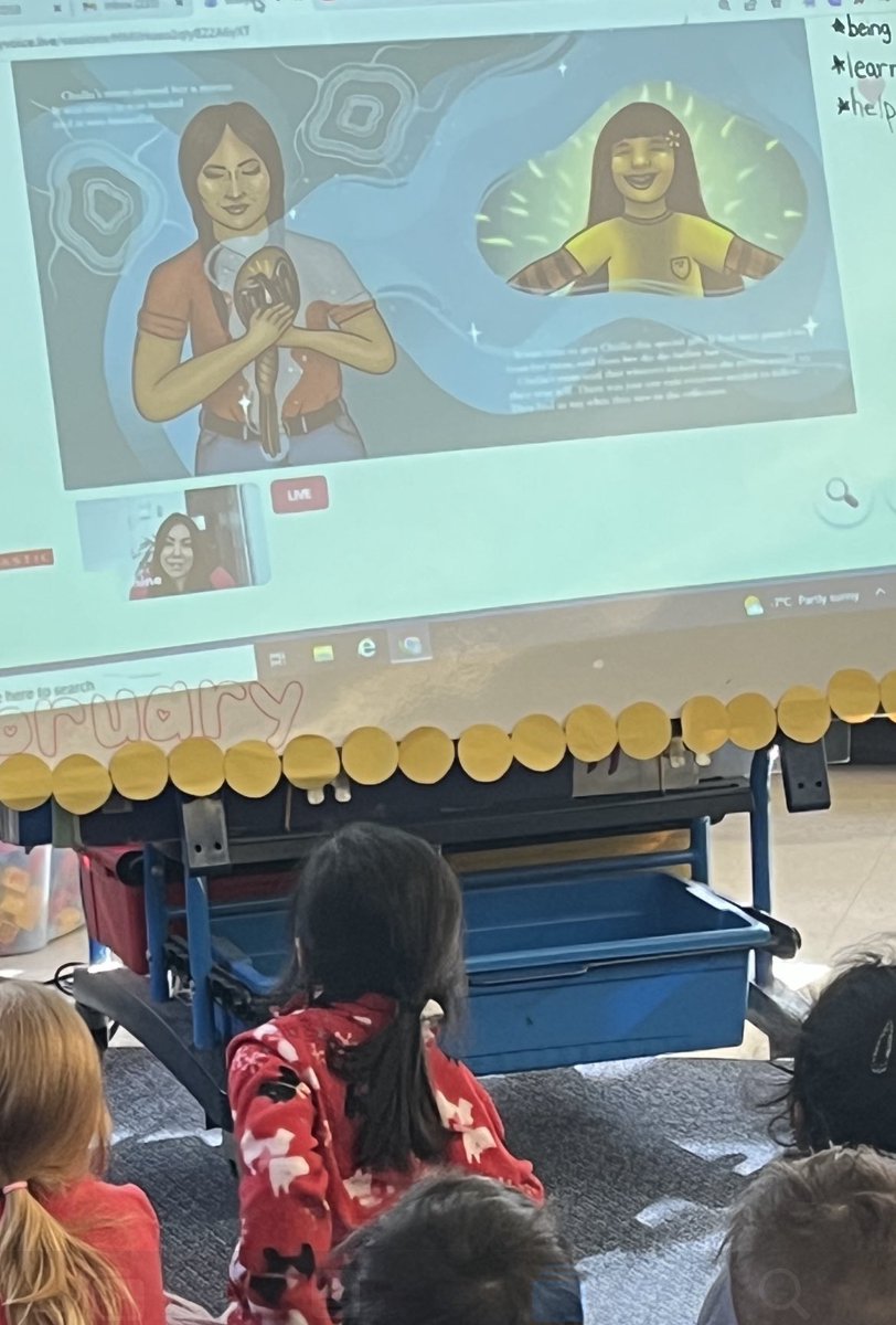 Thank you @storyvoicelive for a wonderful experience with Sunshine Tenesco reading “Smile So Big”, on World Read Aloud Day! 📚 ☀️ ❤️ @SloanePS_TDSB