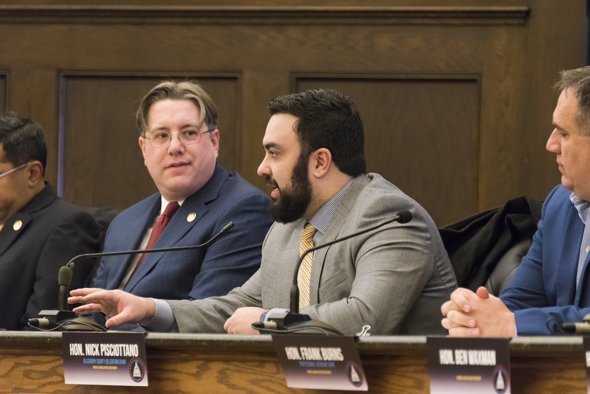 PisciottanoPA's tweet image. Another fantastic @PADemPolicy hearing about election administration and security earlier today. Thanks to our testifiers for sharing their knowledge, @Innamo @RyanBizzarro for hosting, and the @ACDelegation + colleagues from 12 counties across the state for participating!