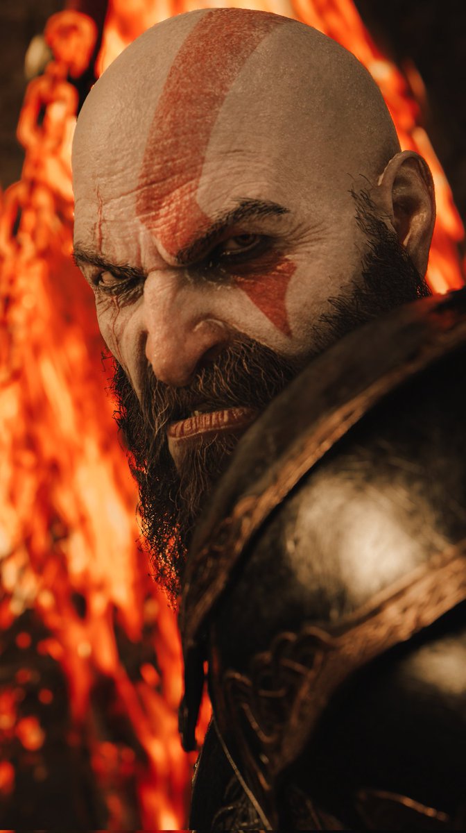 Kratos! 😄❤️ <a href="/SonySantaMonica/">Santa Monica Studio – God of War Ragnarök</a> #VirtualPhotography #Gametography