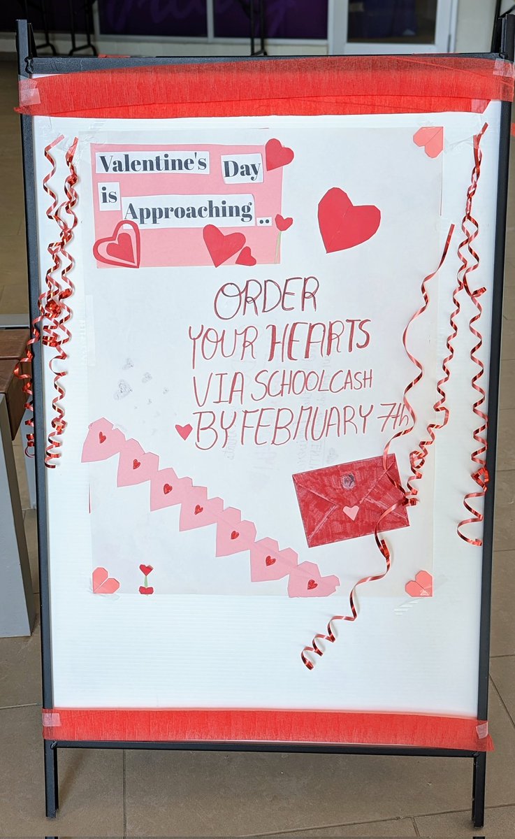 Have a Kind Heart! The chocolate heart campaign is under way in the Village. Go online (School Cash Online) to purchase (or donate) today. Deadline for orders in February 7th. Sweets will be delivered on Valentine's Day!