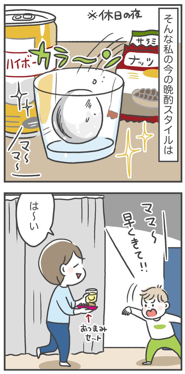 最近の晩酌スタイル(1/2) 