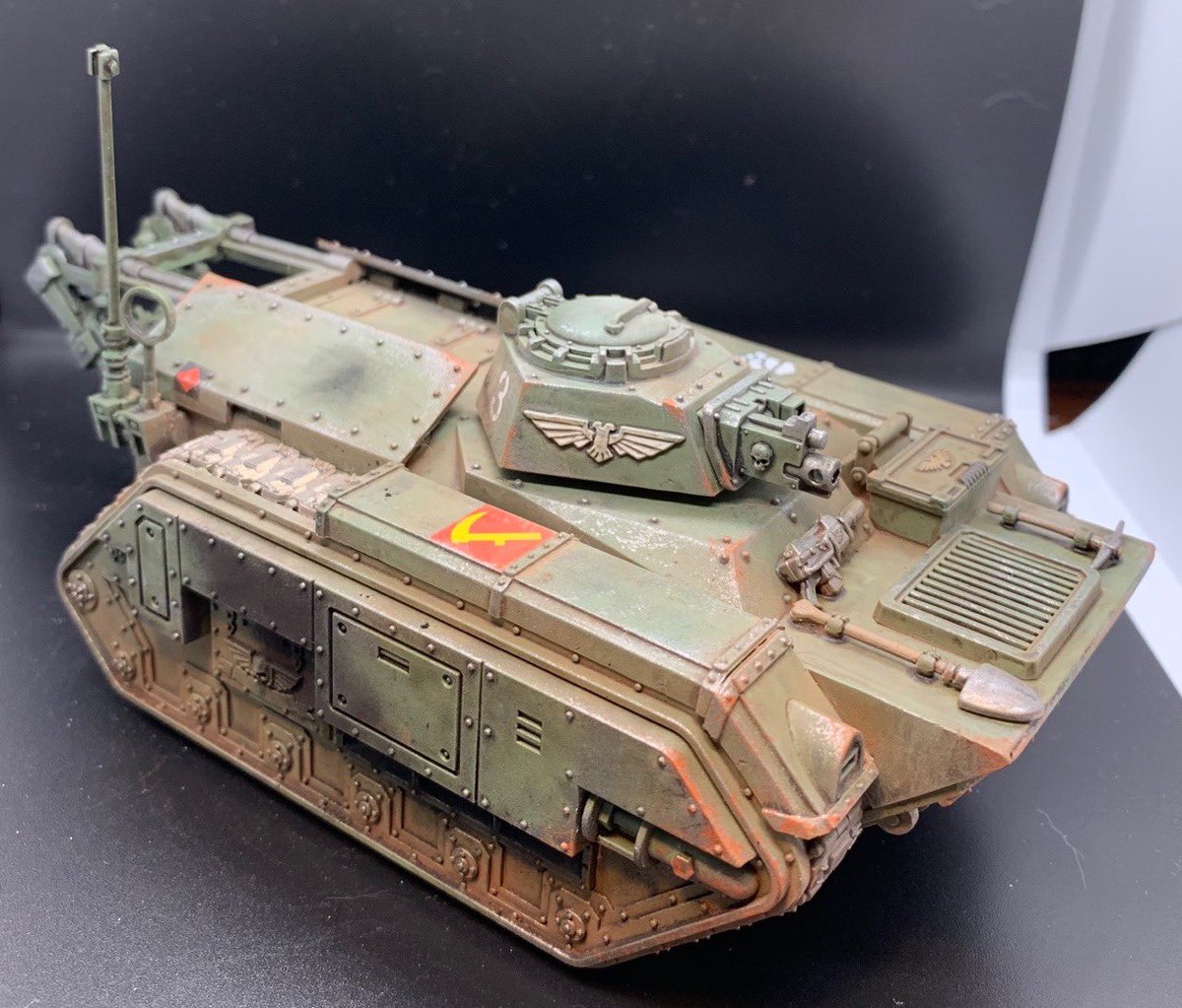AndyOnTheWold's tweet photo. @TheBrushSmith Some of my kitbashed vehicles https://t.co/QRYN31TzhL
