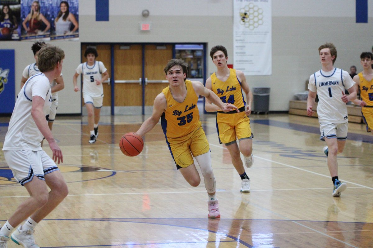 Lagos_Jeremy's tweet photo. Boys basketball final:

Zimmerman 63, Big Lake 90

Six players scored in double digits for the Hornets. https://t.co/9JOJdbQVmd