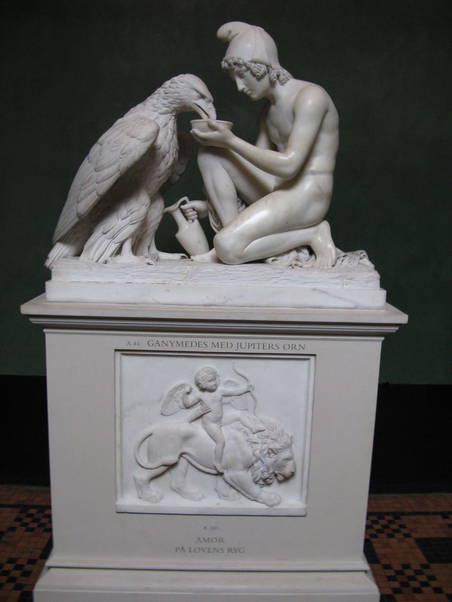 Ganymedes y el águila
Bertel Thorvaldsen 1817
Thorvaldsens Museum

#Ganymedes #Thorvaldsen #AntiguaGrecia #mitología #mithology #art #RelatosMitológicos