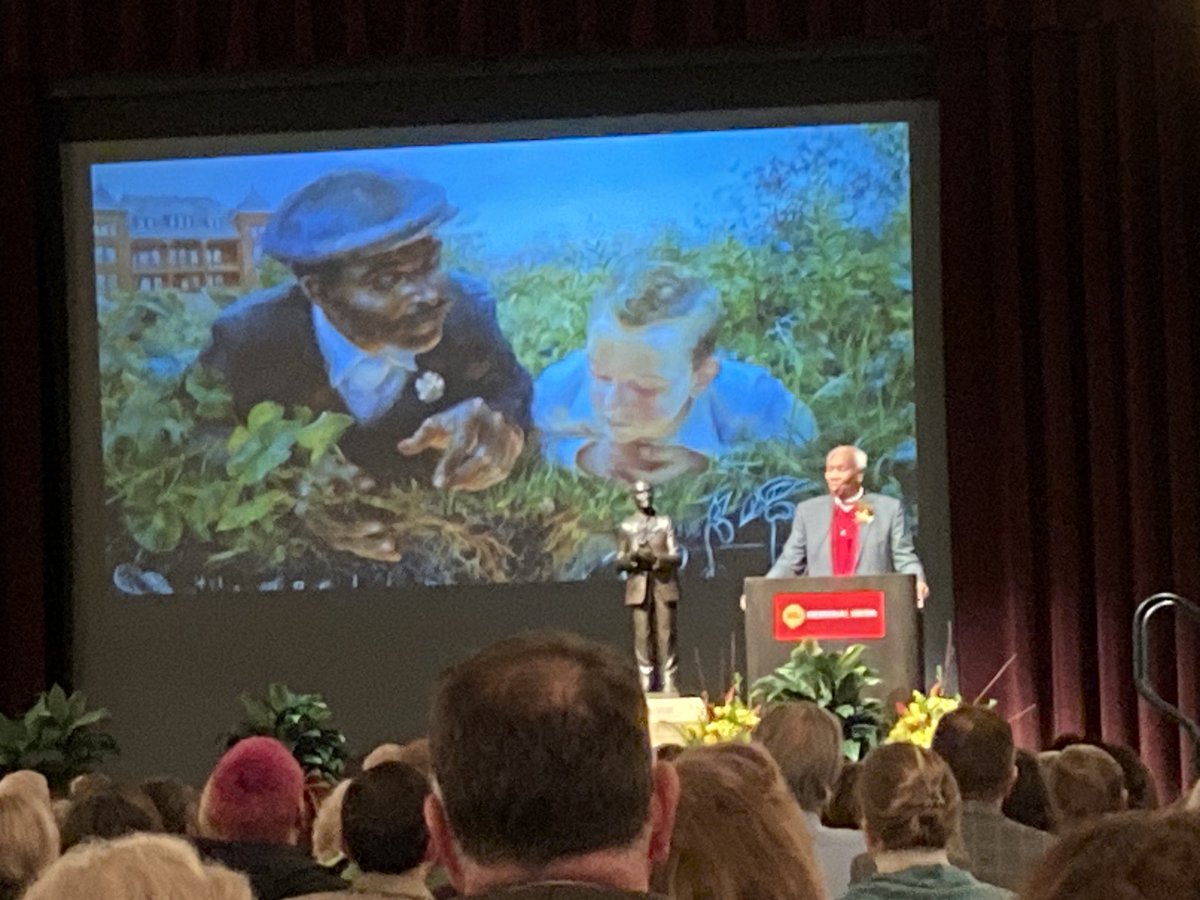 Simon Estes, Amb Ken Quinn, Pres Wintersteen and others gave eloquent recognition to the first George Washington Carver Day in Iowa last night. ⁦<a href="/IowaStateU/">Iowa State University</a>⁩