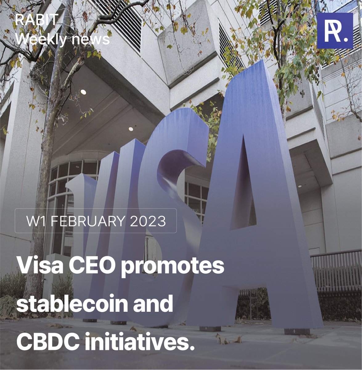 RABIT_crypto's tweet photo. [W1 February 2023] Weekly Card News📜
Want to know what's happening in the #coin market? 😮 Catch up with the trend in a more digestible form with our "Weekly Card News."

Check out right now!✅
https://t.co/ynaE7fpo8F

#Twitter #Crypto #HongKong #StableCoin #Visa #cryptocurrency https://t.co/vbf5bxzW3u