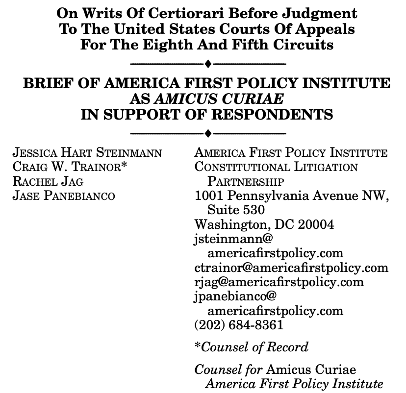 millennial_debt's tweet image. People are skeptical when I say the fight to defend student debt relief is a test of our democracy.

Today, the America First Policy Institute- the official election-denying propaganda organ of the Trumpist right- filed a brief in opposition.

Fascists want to keep you in debt.