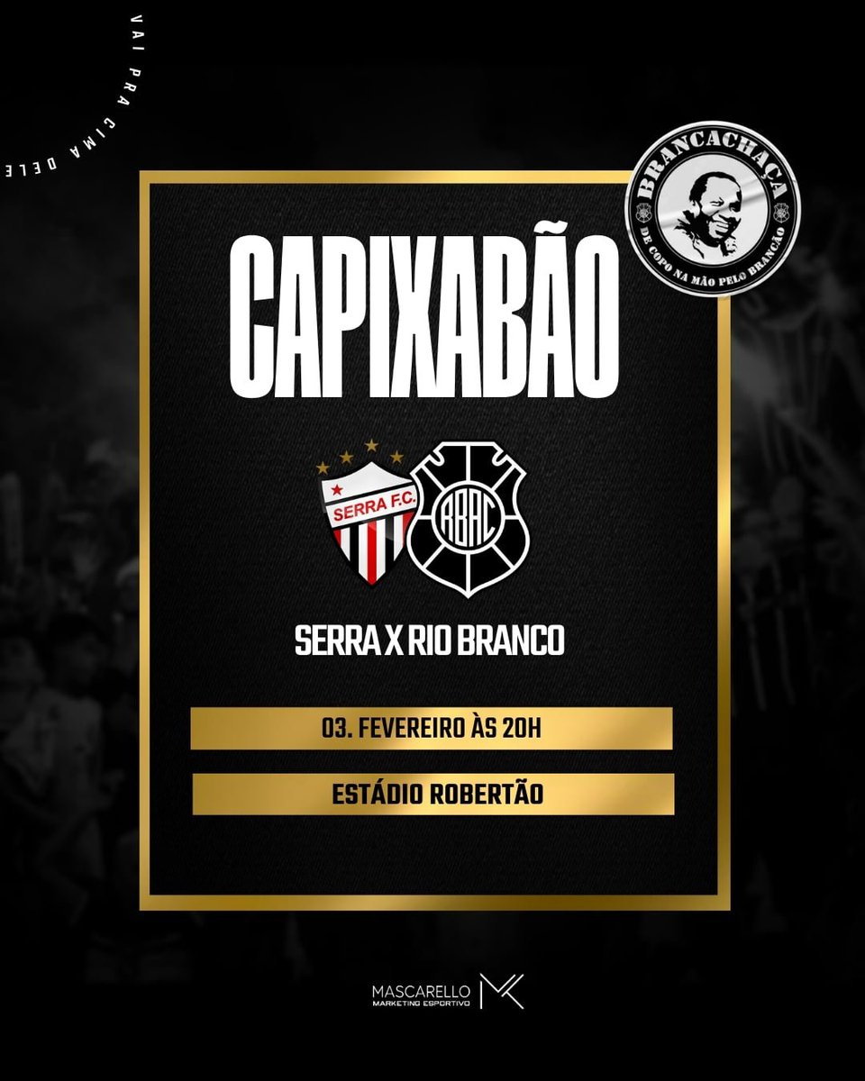 TBrancachaca's tweet photo. É sangue no olho, é tapa na orelha, é o jogo da vida e o Rio Branco não é brincadeira! 👊🏻

Amanhã é ganhar ou ganhar, vamos pra cima. Lembrando que teremos uma van saindo de Campo Grande, se alguém se interessar, favor chamar no direct. Vamos juntos apoiar o brancão. 🏴🏳️ https://t.co/dO8CFfjlit