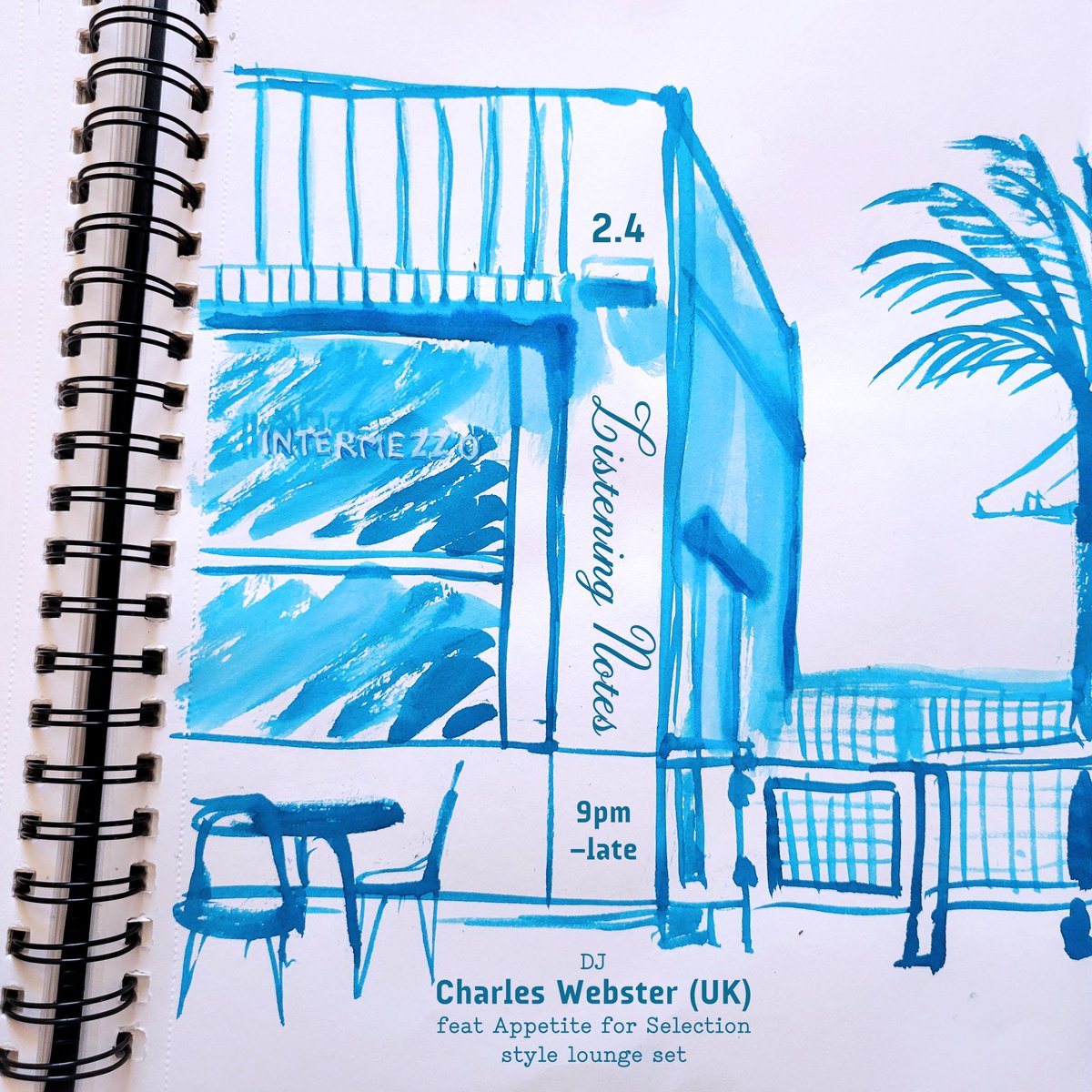 This weekend, @_charleswebster will be DJing a special Appetite for Selection style set at Intermezzo in St. Pete for <a href="/avbleek/">Austen van der Bleek</a>’s Listening Notes residency.

…-notes-charles-webster.eventbrite.com