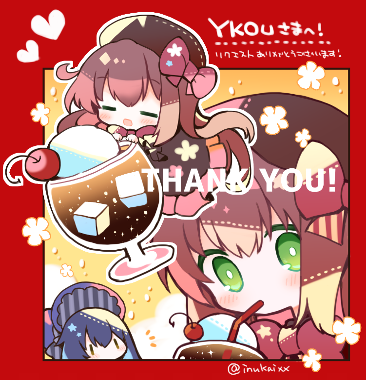 「skeb納品しました!リクエストありがとうございました～!#Skeb #Comm」|犬飼/さかなのマーチ【BOOTH新作追加/名古屋コミティア【D-24】】のイラスト