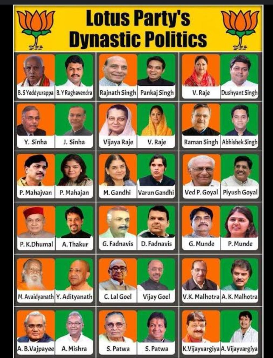 gajanandyadav78's tweet photo. भाजपा का खानदान पर भी नजर डालिये..
#paidworker https://t.co/UprDlGokiM