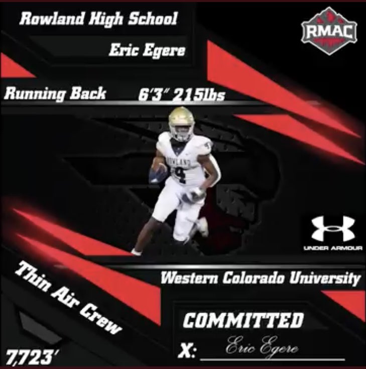 Rowland Football tweet media