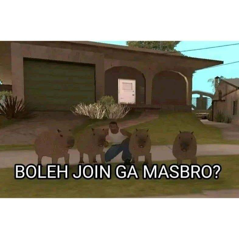 rafiprasetio's tweet photo. meme bocil smp pesbuk teranyar: capybara masbro
#literasimeme #memeindonesja #negativecomentwillbeforgiven https://t.co/rkQkbYqMMW