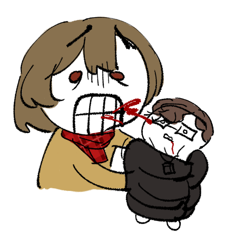 モルガナ(ペルソナ) 「take these 」|대のイラスト