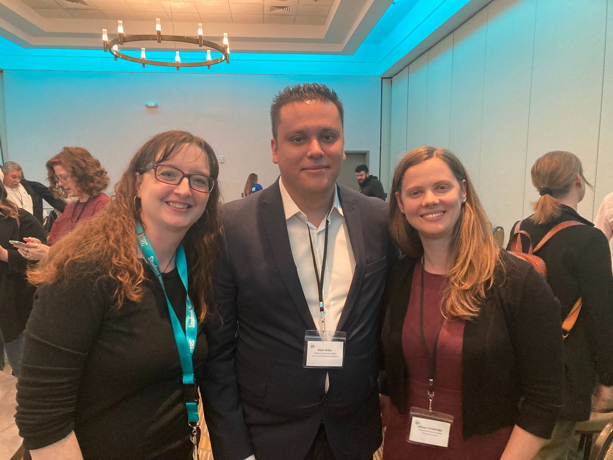 We're at the Student Success and Retention Conference today, sharing about mentorship in our college success programs. Huge shout out to FC alum Adan and CAMP student Joel for being awesome mentors to younger students and sharing their experiences!