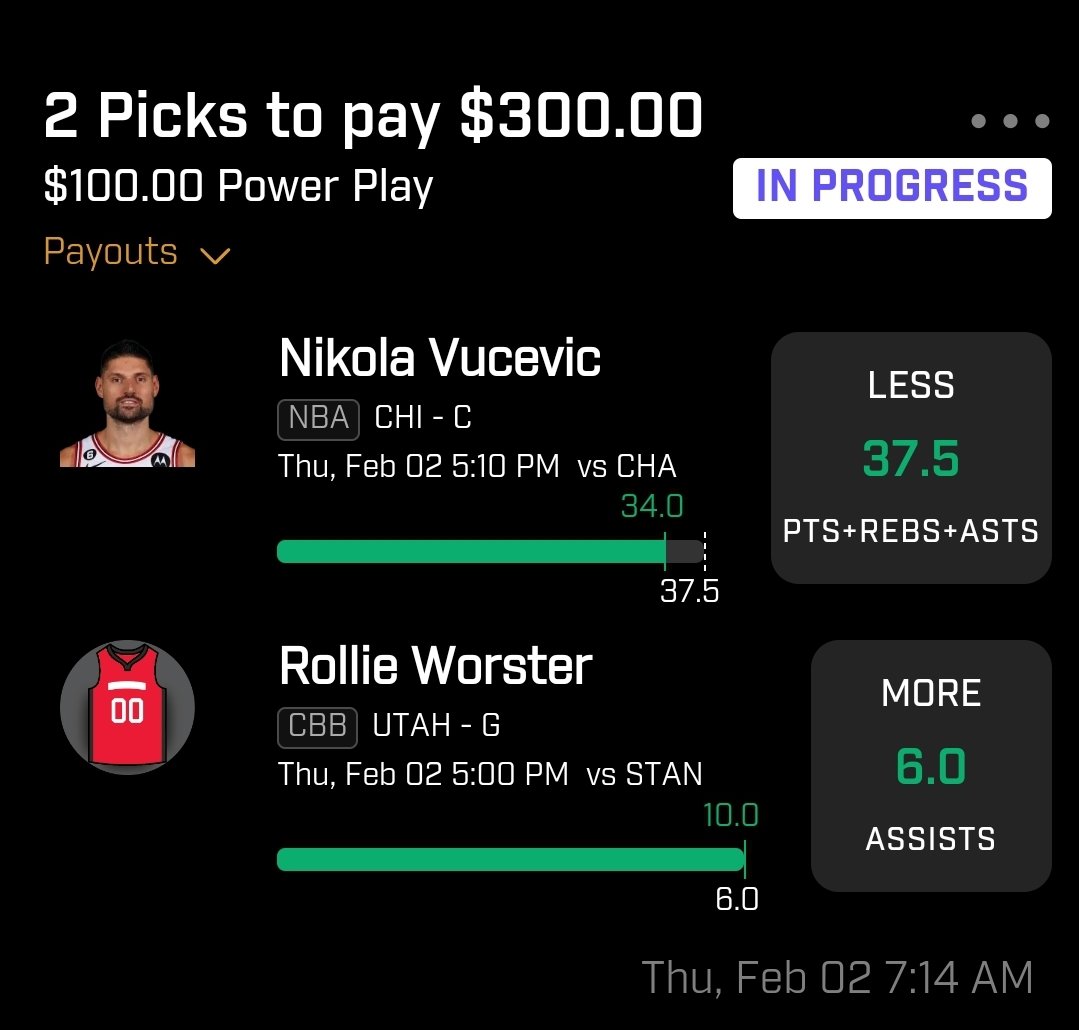 GuruWnba's tweet photo. Cash another freebie! #FreebieFebruary is off to a great start!๐ฐ๐ฐ๐ฐ
#PrizePicksNBA #GamblingTwitter #Propbets #Prizepicks https://t.co/UVYY6FBx1T
