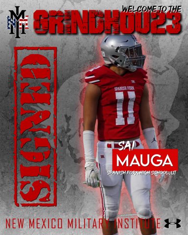Sai Mauga (@maugasai) on Twitter photo I am excited to announce that I have committed to <a href="/nmmibroncos/">NMMI Football</a> and grateful to the program for allowing me to continue my educational and athletic pursuits. I want to thank everyone who helped me reach this point in my life especially my parents and my Heavenly Father. I am excited to announce that I have committed to <a href="/nmmibroncos/">NMMI Football</a> and grateful to the program for allowing me to continue my educational and athletic pursuits. I want to thank everyone who helped me reach this point in my life especially my parents and my Heavenly Father.