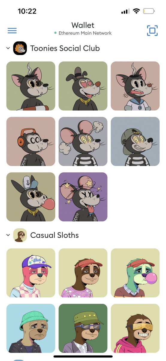 Some of the collection <a href="/TooniesSocial/">Toonies Social Club</a> <a href="/CasualSloths/">Casual Sloths 🦥</a> what’s your fav trait?