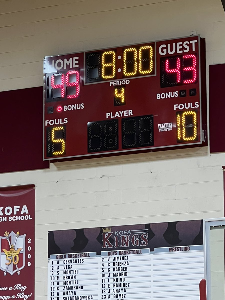 kofakingsbb's tweet photo. Kings with the 49-43 win against the Washington Rams! What a great way to celebrate our SENIORS!! #KingsRuleTheCourt @KofaAthletics https://t.co/IVsnVCmfAi