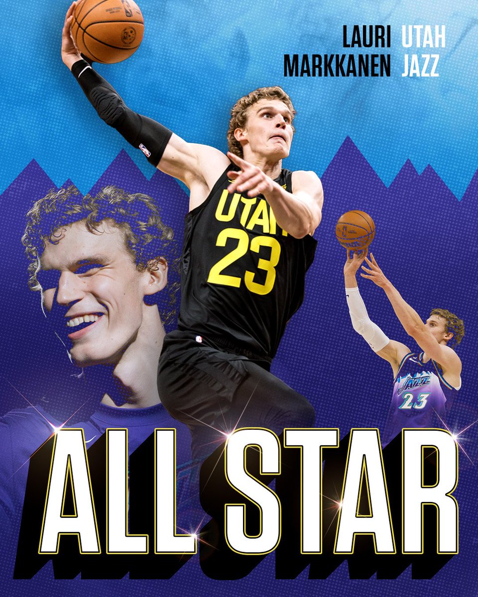 basketfinland's tweet photo. CONFIRMED! Lauri Markkanen is a #NBAAllStar. So proud of you, @MarkkanenLauri, The #Finnisher! 🇫🇮 https://t.co/9farOsODXG