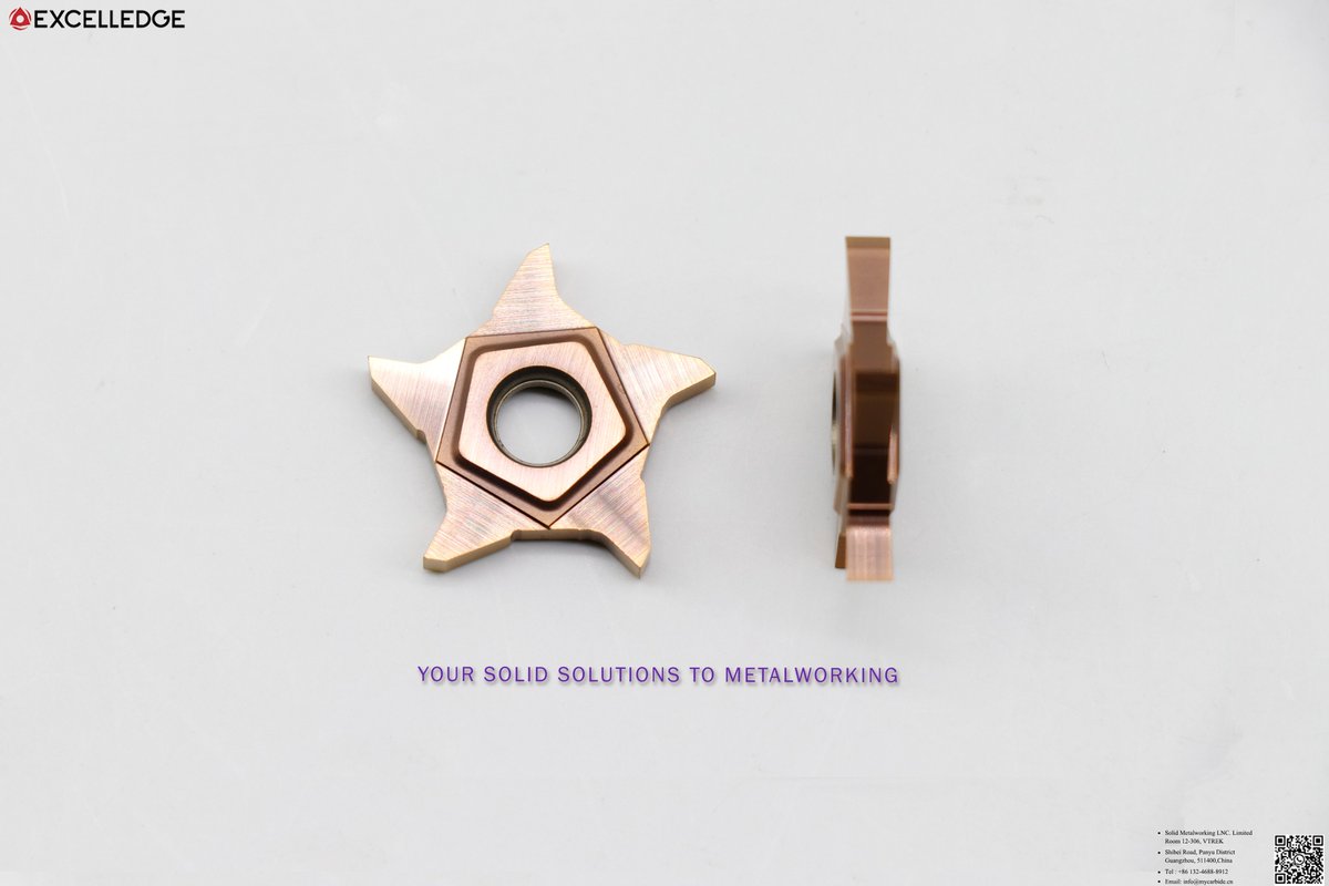 santychung's tweet photo. Extensive range of #CarbideInserts with #EXCELLEDGE for applications.
Stable grade powder.
Precisely produced geometry.
Advanced coating technology.
Excellent resistance to mechanical and thermal shock.
#INNOVEDGE #TurningInserts #MillingInserts #ThreadingInserts #Toolholders https://t.co/Q9PCNlZ1Pa