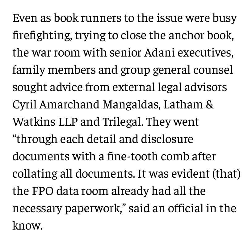 Expose 🚨 

The CEO of Adani Ports, Karan Adani’s father in law #CyrilShroff is a key member of #SEBI committee. Most surprisingly he also gives legal advices to #Adani group. 

The whole system is messed up &amp; spoiled. Kudos Modi for the mess 🙏