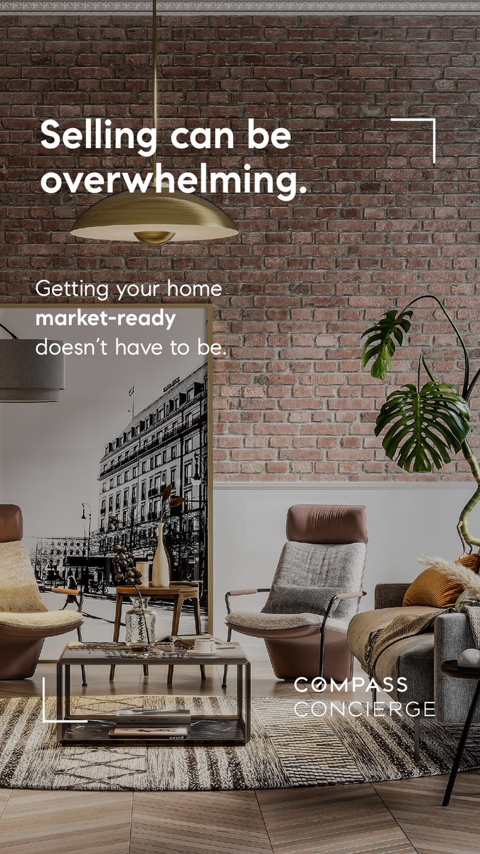 DaveZadareky's tweet photo. Compass Concierge is the hassle-free way to sell your home faster and for a higher price with services like staging, flooring, painting, and more.

Read more 👉 https://t.co/Hw7rI7qPPb

#maxcashmethod #PreSaleRenovations #CompassConcierge #Compass #HomeSCondition https://t.co/g7eCSvvFX1