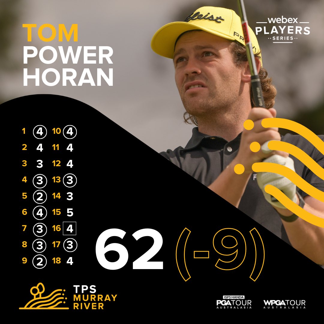And here is the hole-by-hole recap of <a href="/tomph93/">Thomas Power Horan</a>’s record-breaking round 🤯

How about that streak of six birdies in a row to finish off his day? (He teed off from the 10th)

#TPSMurrayRiver | #WebexPlayersSeries