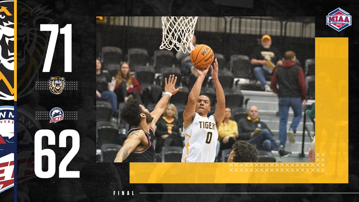 Tigers pick up the W in Wichita! FHSU improves to 15-7 overall, 10-6 in the MIAA. Elijah Nnanabu ties his career high with 19 points to lead FHSU. The Tigers will face No. 6/4 ranked Central Oklahoma on Saturday in Edmond.

#DefendTheFort