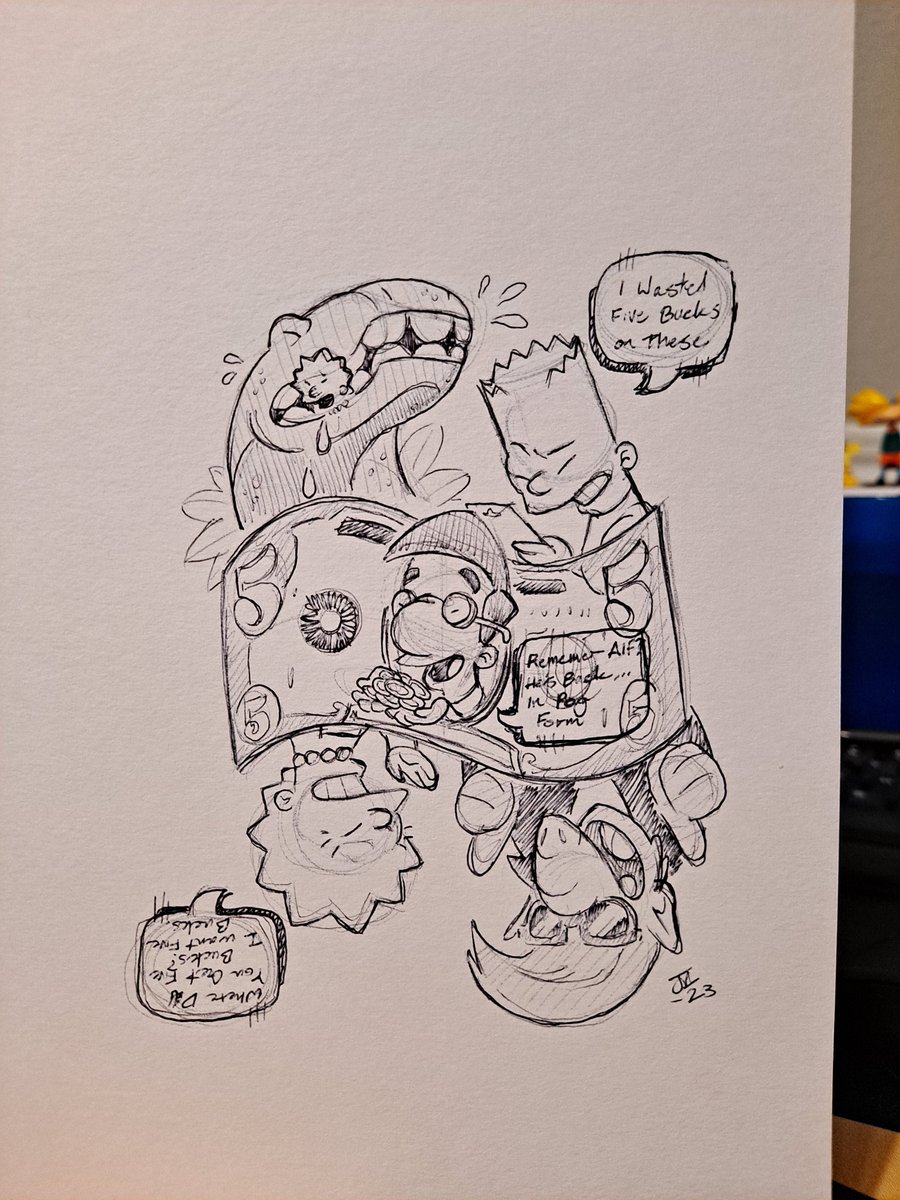 the_varvs's tweet photo. Pog form or not he will be remembered
@thesimpsons #alf #bart #lisa #milhouse #bartsimpson #lisasimpson #milhousevanhouten #wheredidyougetfivebucks #2023 #doodles #thevarvs #varvir #rivrav #ghosttoast #pogs https://t.co/IU8HPu2afv