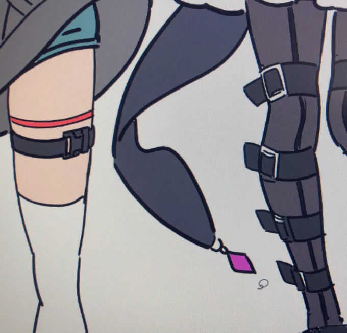 脳死でラフ描いた結果性癖が暴走した 