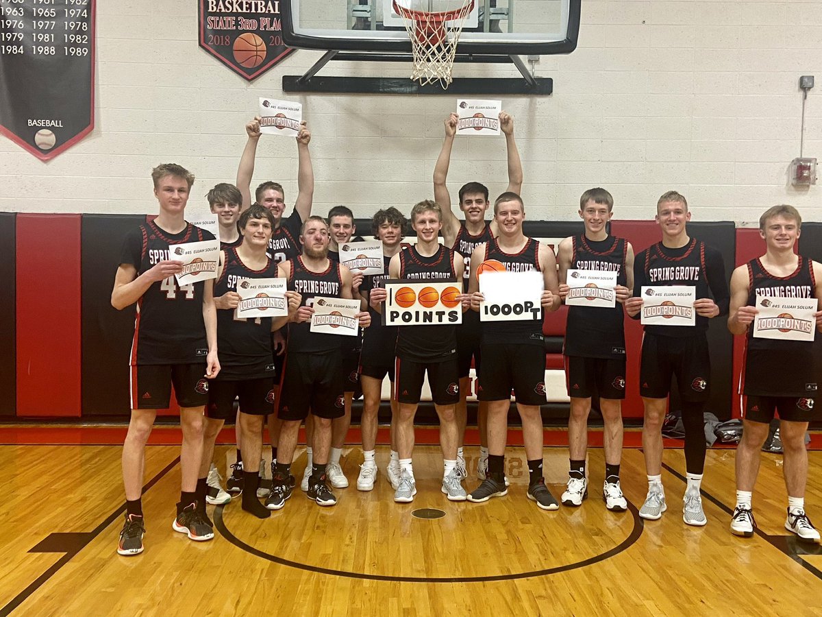 Congratulations to #45 Elijah Solum on scoring his 1000th point tonight
<a href="/Sports_PB/">Post-Bulletin Sports</a> <a href="/KIMTSports/">KIMT Sports</a> <a href="/KTTCSports/">KTTC Sports</a> <a href="/ABC6SPORTS/">ABC6SPORTS</a> <a href="/ScottEmerich19/">Scott Emerich</a> <a href="/wkbtsports/">WKBT Sports RSS</a>
