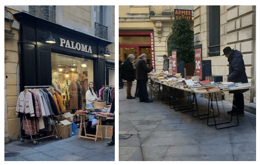coeurdenimes's tweet photo. La grande #braderie des commerçants du centre-ville de #Nîmes, a débuté hier. Elle se poursuit jusqu'à demain samedi 4 février. https://t.co/rOw4kRMHfk