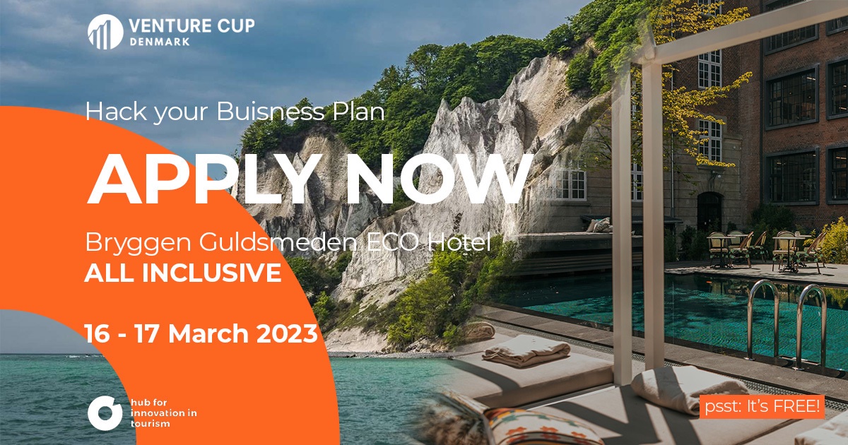 In close collaboration with Hub for Innovation in Tourism, we have developed a 2-day hackathon at a 4-star hotel in the center of Copenhagen 🥂

Limited number of seats ‼️ Application approximately 3 mins: lnkd.in/ex3vcWMh

#supportingfounders