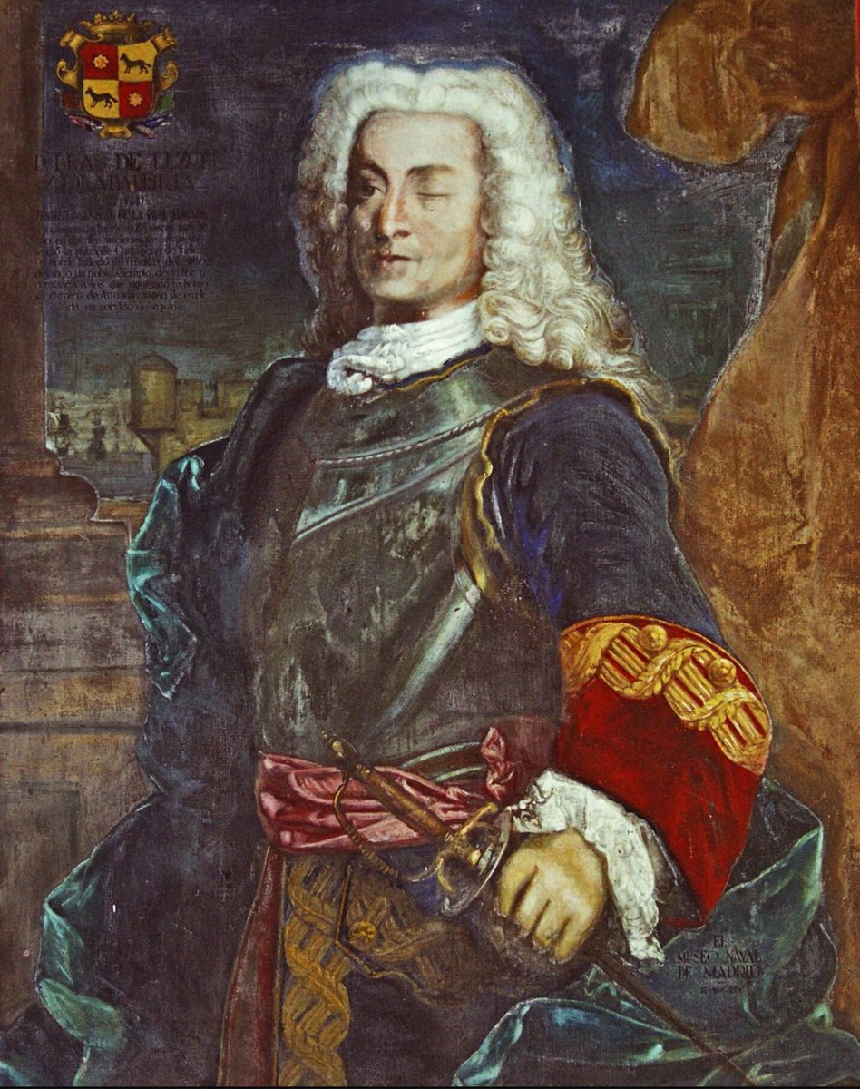 Tal día como hoy, 3 de febrero de 1689, nació Blas de Lezo y Olavarrieta, teniente general de la Real Armada. Estuvo en casi todas las campañas de mediados del siglo XVIII, entre ellas la conquista de Orán y Mazalquivir, la campaña de Nápoles y la defensa de Cartagena de Indias.