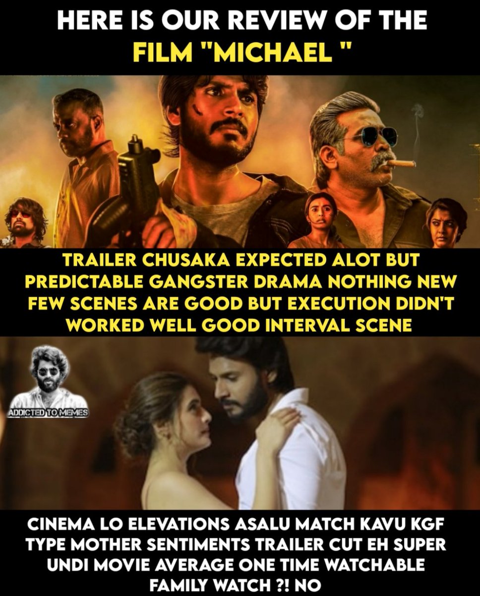 #MichaelReview #Michael #MichaelFromFeb3rd #SundeepKishan #VijaySethupathi #gowthamvasudevmenon #Michael