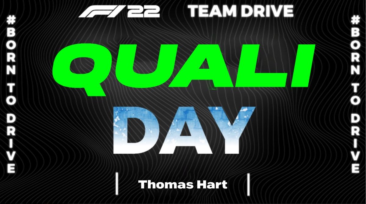 #TDE | <a href="/GRC_F1/">Galaxy Racing Championship</a> 🇧🇪 QUALI DAY

@TDE_Thomas 

We head to the iconic Spa Francorchamps for Round 6 of GRC! 🤝

@TDE_Thomas will only be representing us as we have a qualifying ban to serve, let's do this! 🫡

#BornToDrive