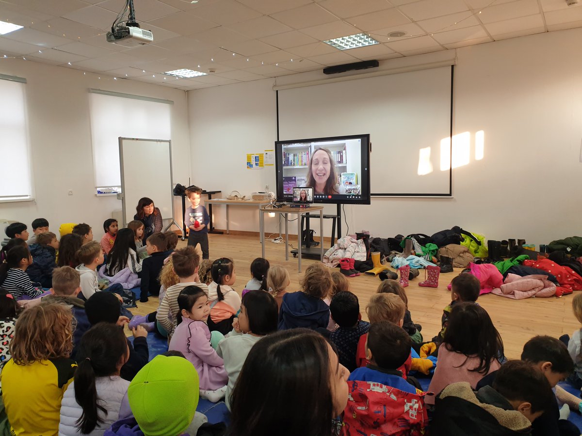 We are continuing to celebrate #WRAD2023 @tashschool. Our PS, KG, and Gr 1 students had a fantastic visit with #MeganLitwin, who read her first book Twinkle, Twinkle, Winter Night and our students got to ask her lots of great questions